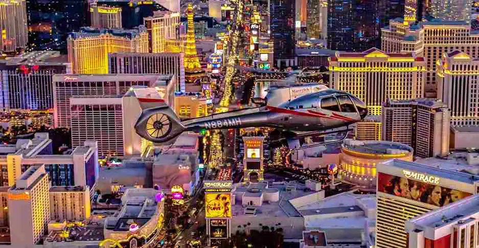 Helicopter Tour Over the Strip