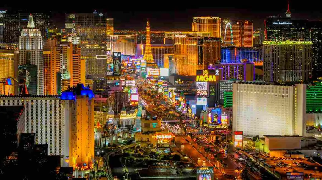 Nighttime Stroll on the Strip