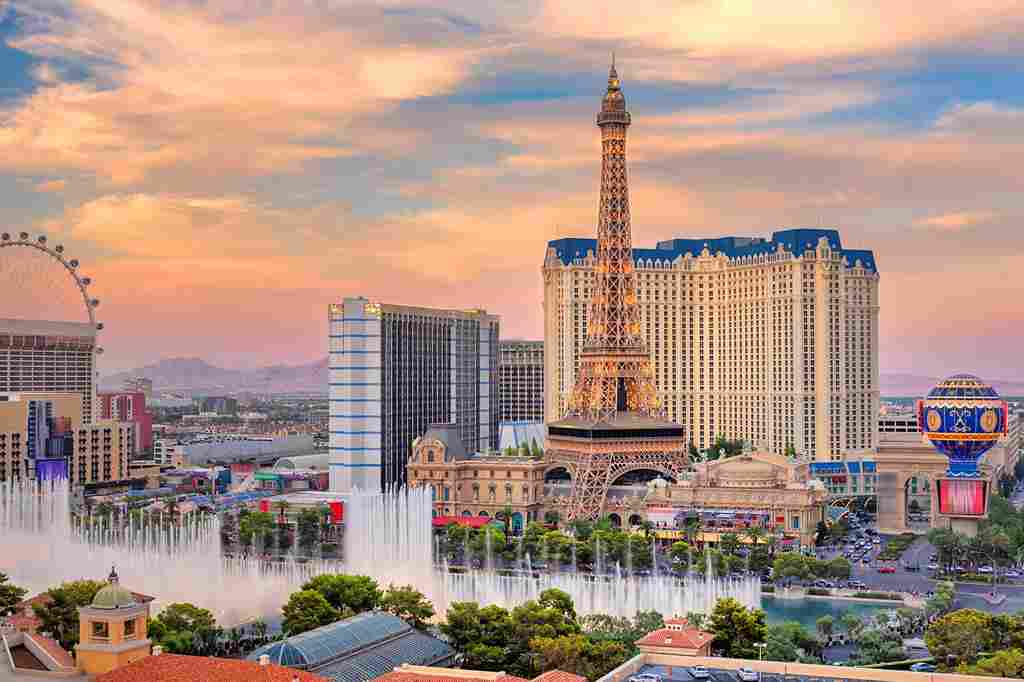 Eiffel Tower Viewing Deck At Paris Las Vegas