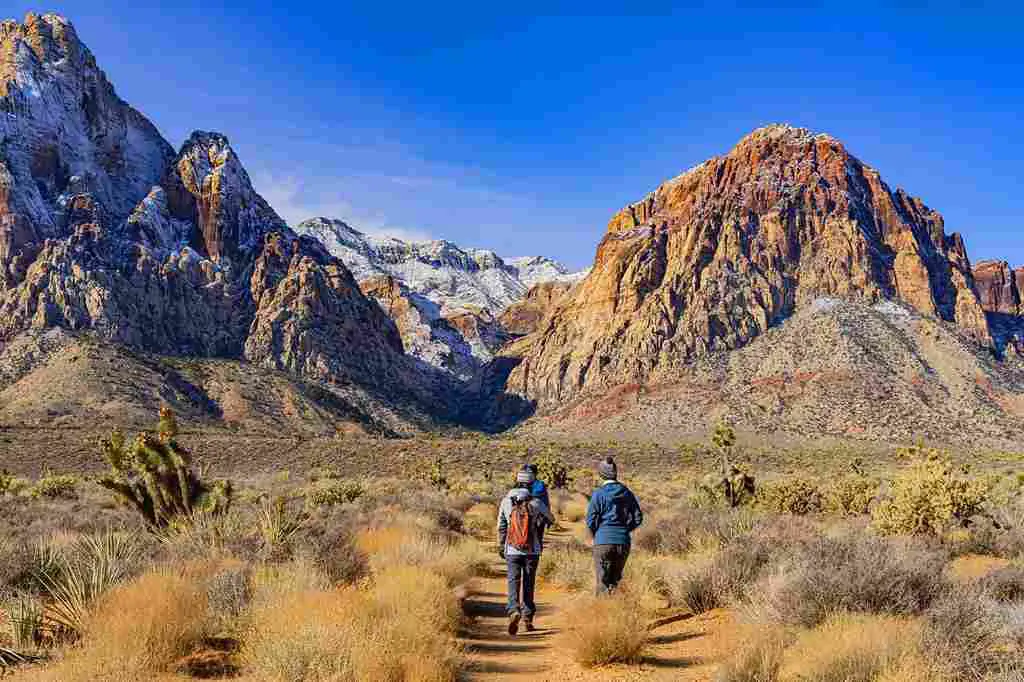 Go hiking or biking in Red Rock Canyon National Conservation Area