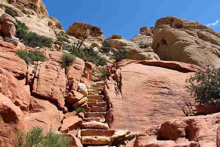 Hike at Red Rock Canyon National Conservation Area las vegas