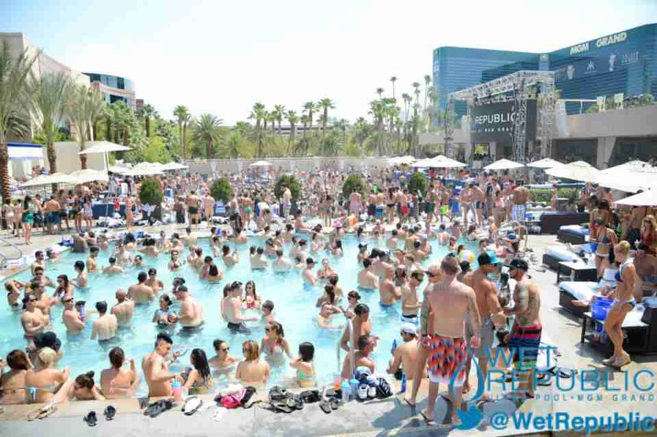 Hit up a day club at MGM Grand