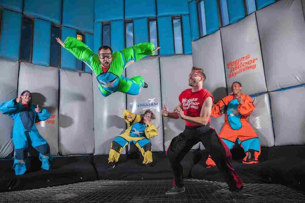 Indoor skydiving at iFly Vegas