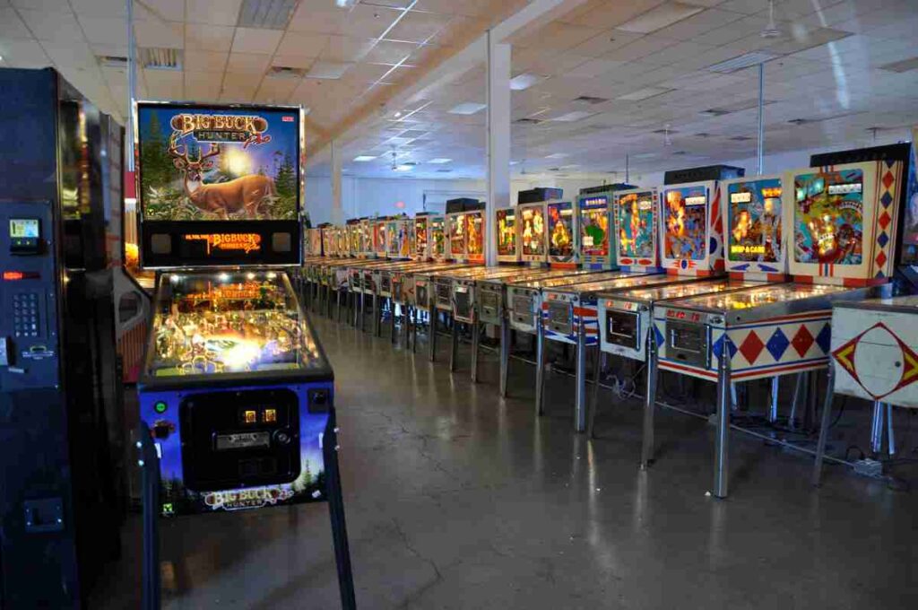 Pinball Hall of Fame- visit with family 