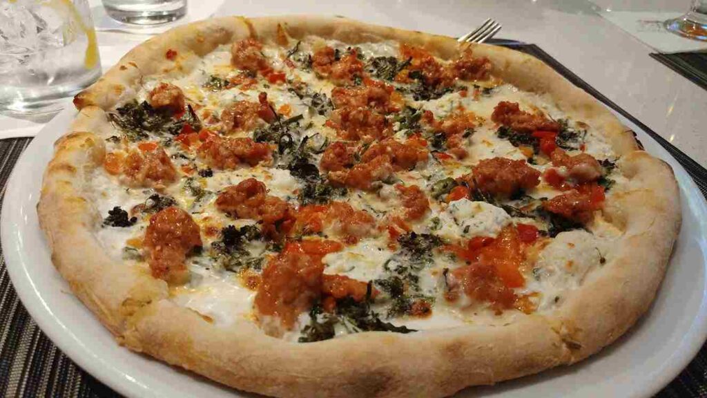 Spago pizza at The Forum Shops at Caesars Palace 