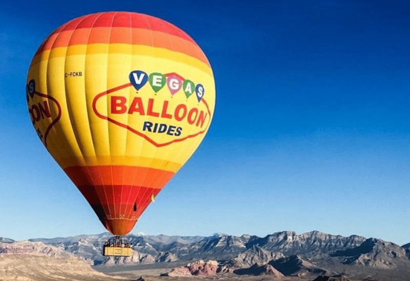 Take A Hot Air Balloon Ride Over The Lake Las Vegas Valley