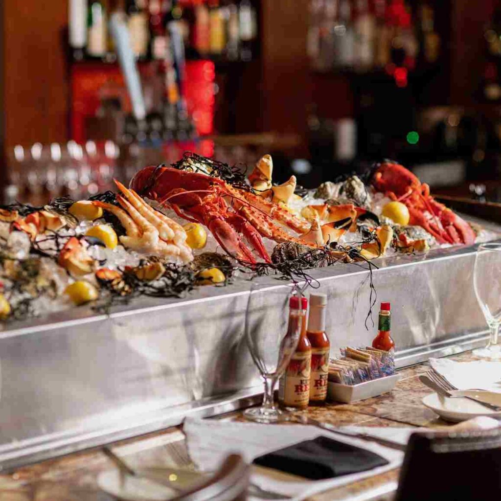 The Oyster Bar crab buffet