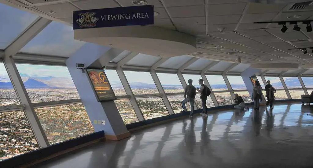 Enjoy panoramic views from Stratosphere Tower