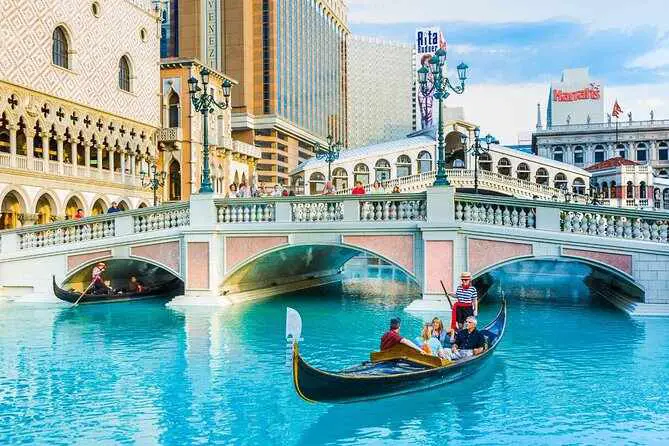 Go for a ride in a fancy boat at The Venetian