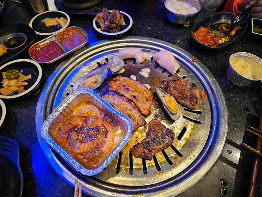 food of HANU Korean BBQ 