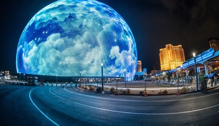 See The Sphere Las Vegas at Manhattan Street