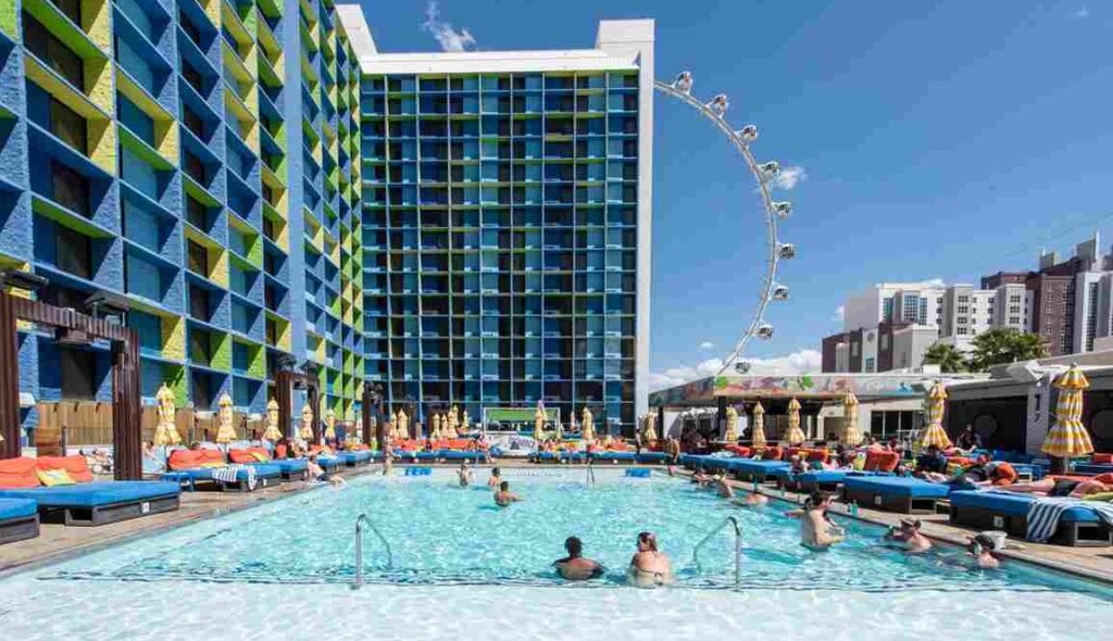 The LINQ Hotel Pool party