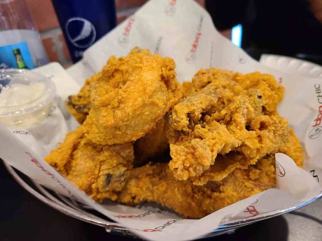 Fried Chicken of bb.q Chicken Las Vegas