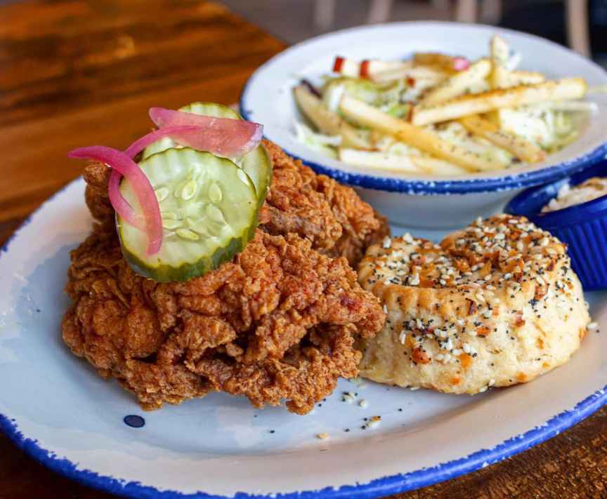 fried chicken of Mama Bird Southern Kitchen