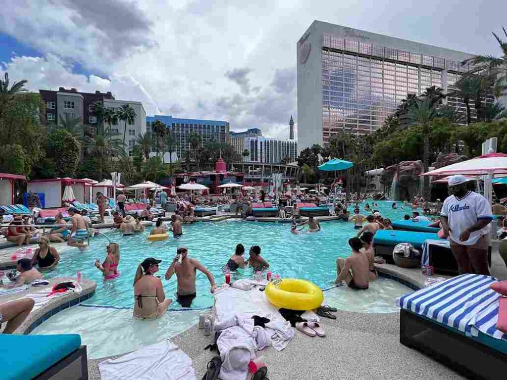 Pool party at Flamingo Pool at Flamingo Las Vegas