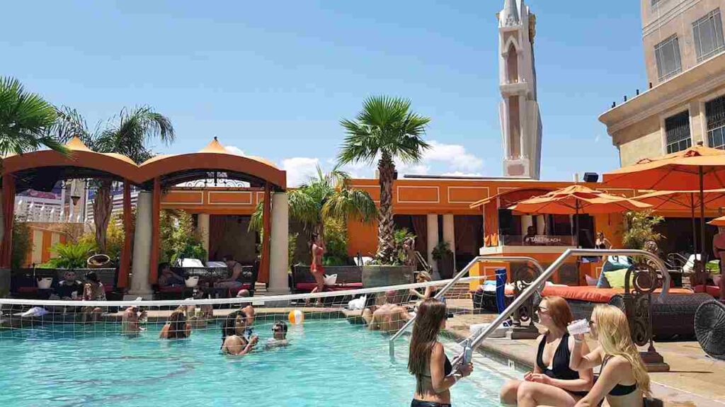 Pool party at TAO Asian Bistro & Nightclub