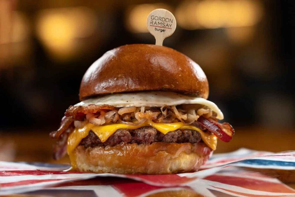 Burger of Gordon Ramsay Burger Las Vegas