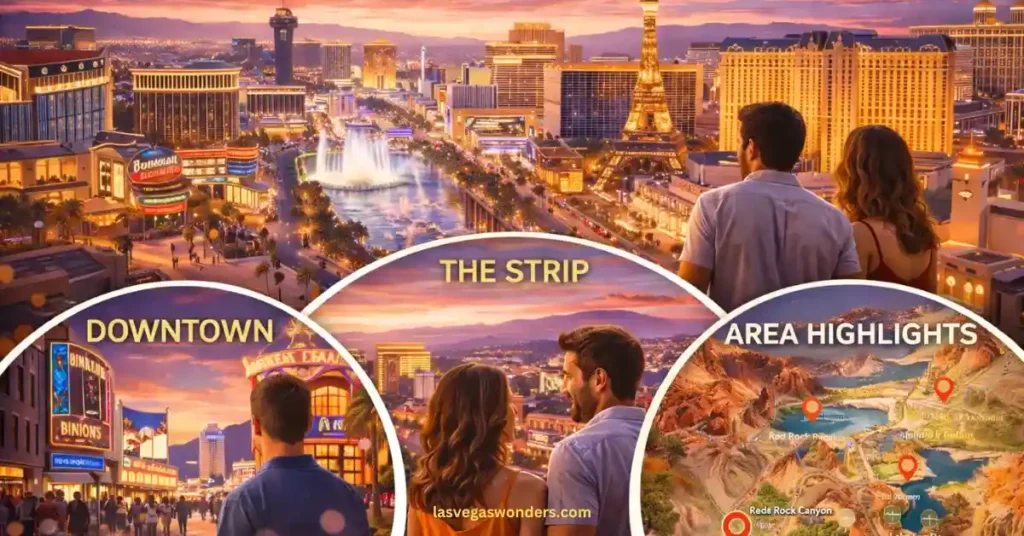 Las Vegas Map Guide: The Strip, Downtown & Area Highlights