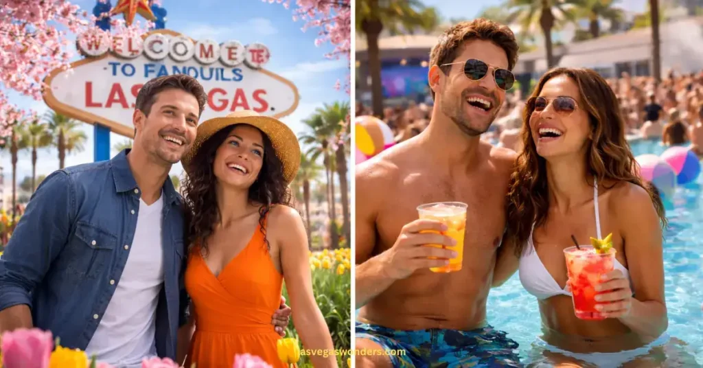 Las Vegas in March vs April