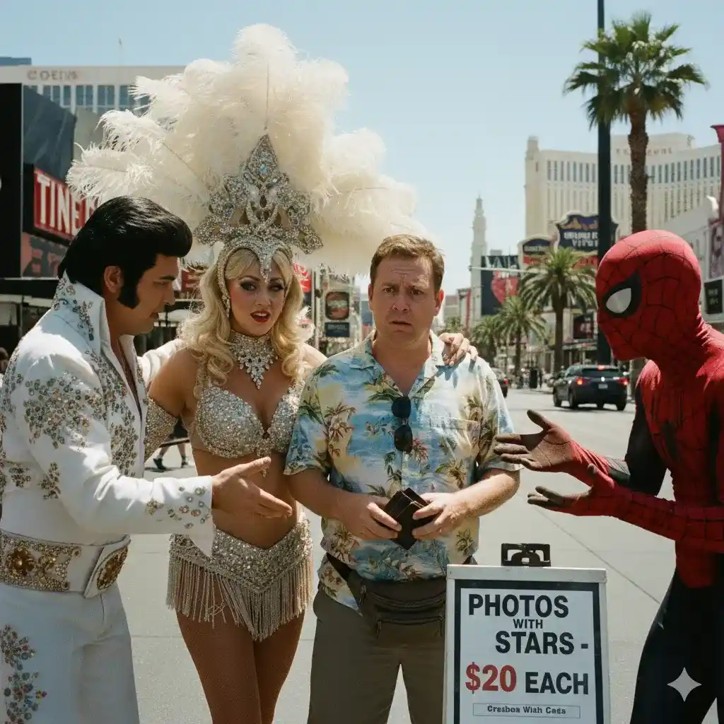 The Showgirl and Character Photo Shakedown