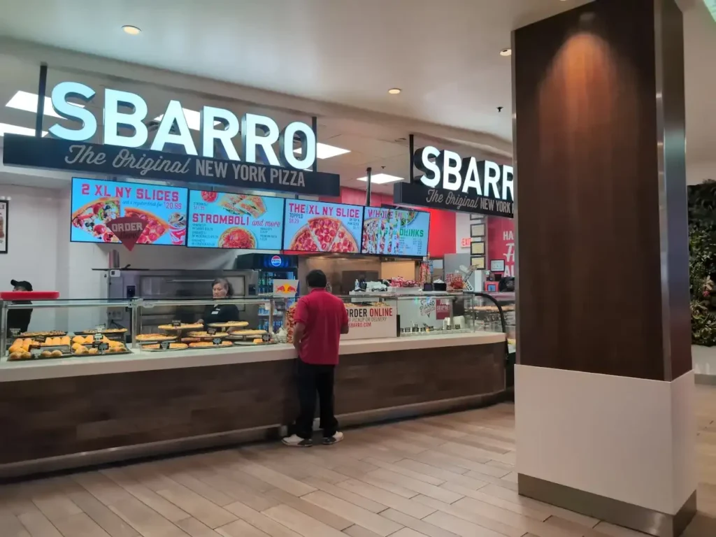 Sbarro at horseshoe las vegas