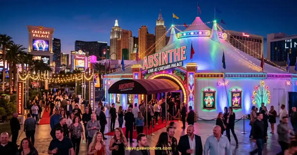 Absinthe Las Vegas Schedule - Tickets, Showtimes & Guide