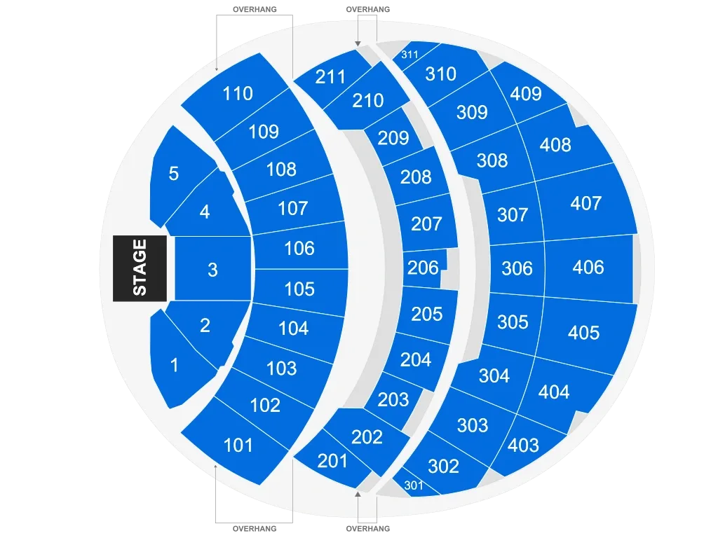 Sphere Las Vegas Seating Chart