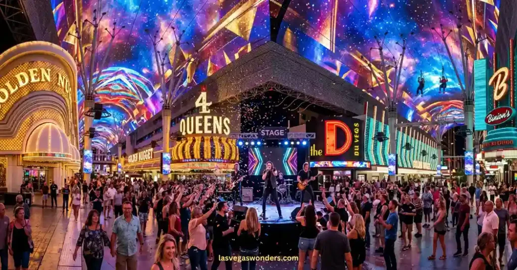 Fremont Street Free Shows Las Vegas - Schedule & Live Music