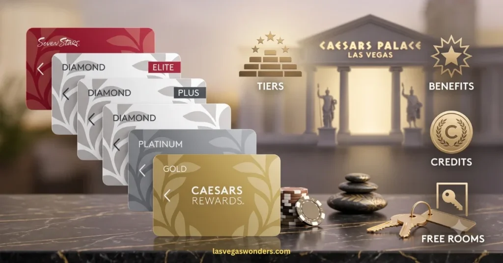 Caesars Rewards - Tiers, Benefits, Credits & Free Rooms
