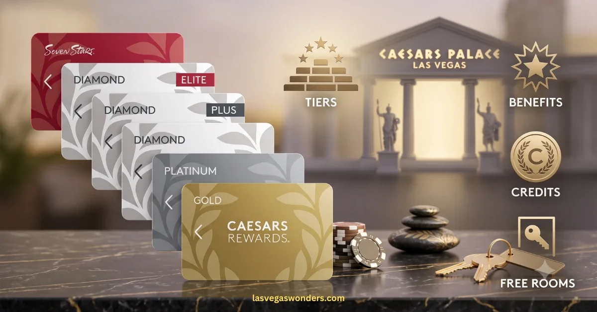 Caesars Rewards - Tiers, Benefits, Credits & Free Rooms