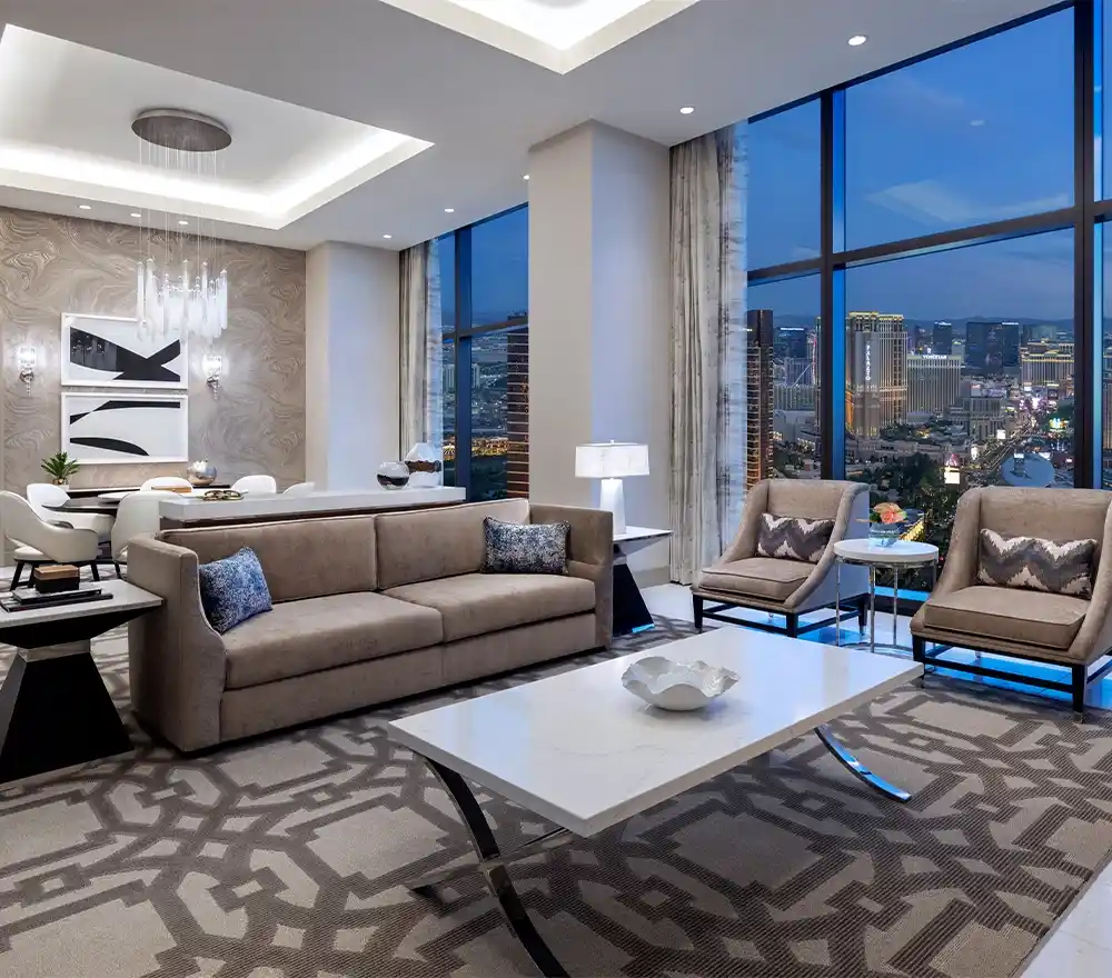 Crockfords One Bedroom Entertainment Suite - Resorts World Las Vegas