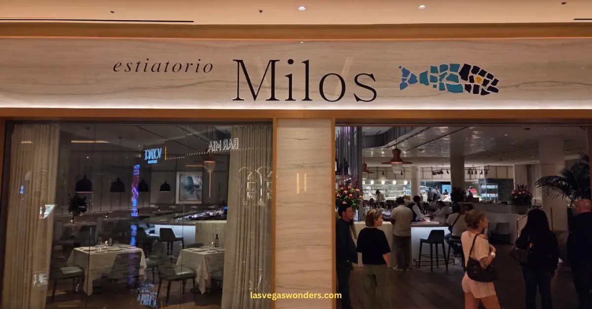 Estiatorio Milos Las Vegas - Menu, Prices, Hours & Location