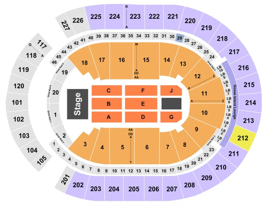 T-Mobile Arena Seating Chart For Concert