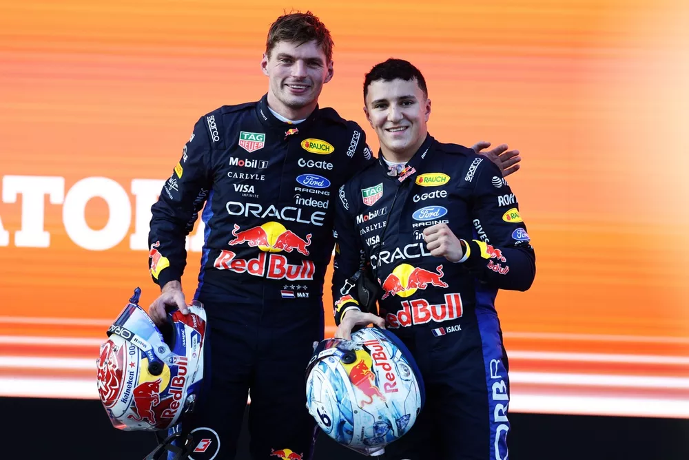 Max Verstappen & Isack Hadjar